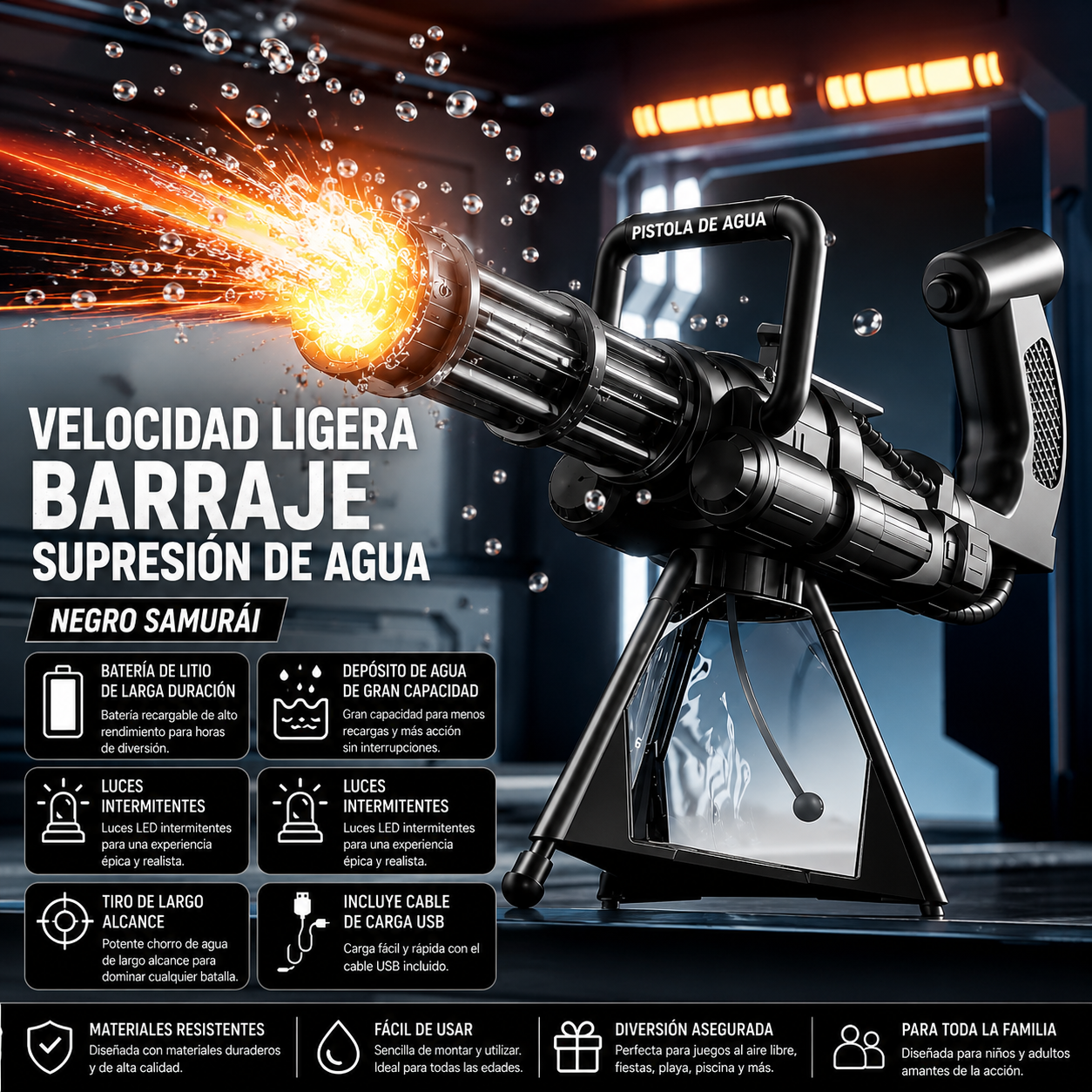 Juguete de agua electrico