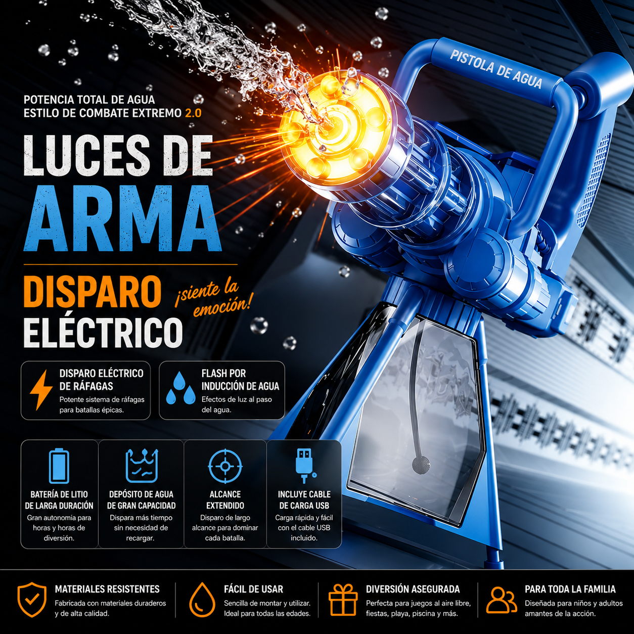 Juguete de agua electrico