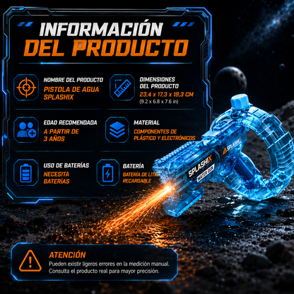 Juguete de agua electrico